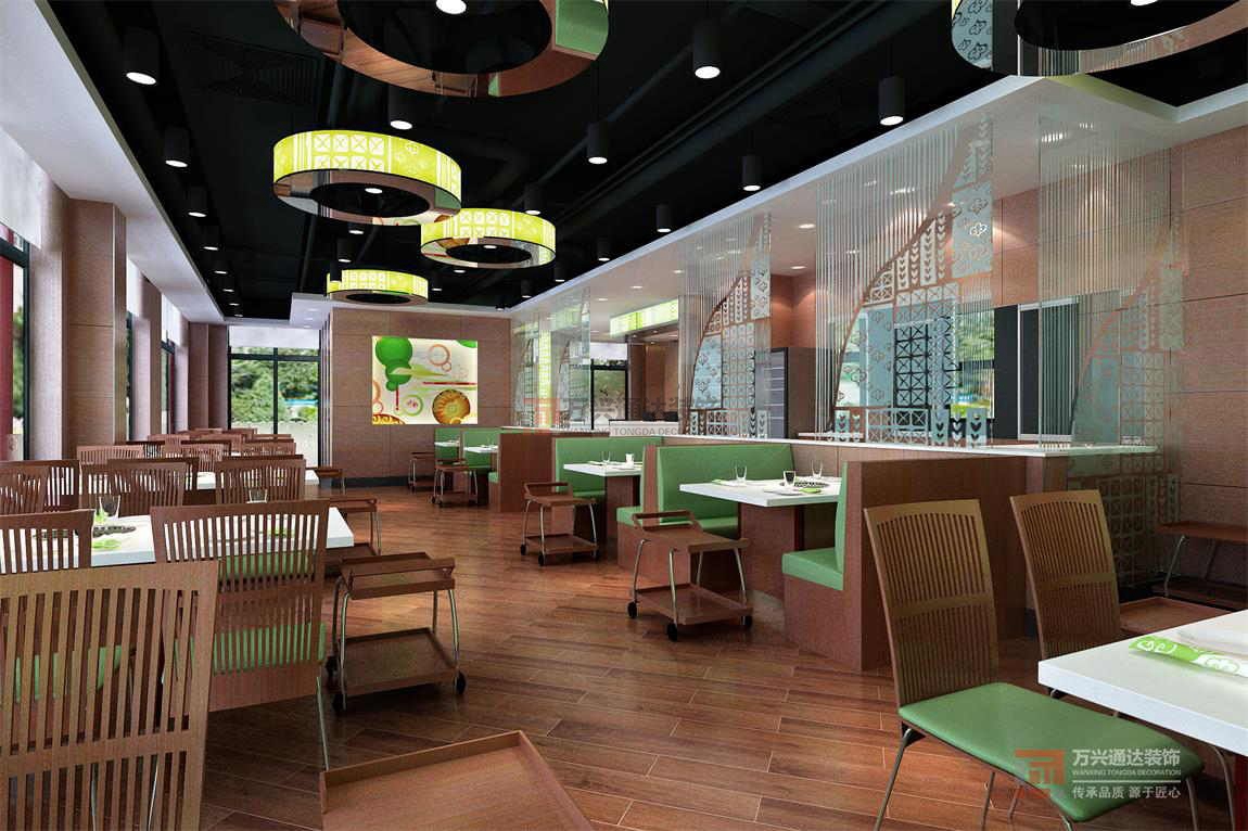 北京萬(wàn)興通達(dá)辦公裝修項(xiàng)目-小肥羊火鍋，汶上店裝修效果圖