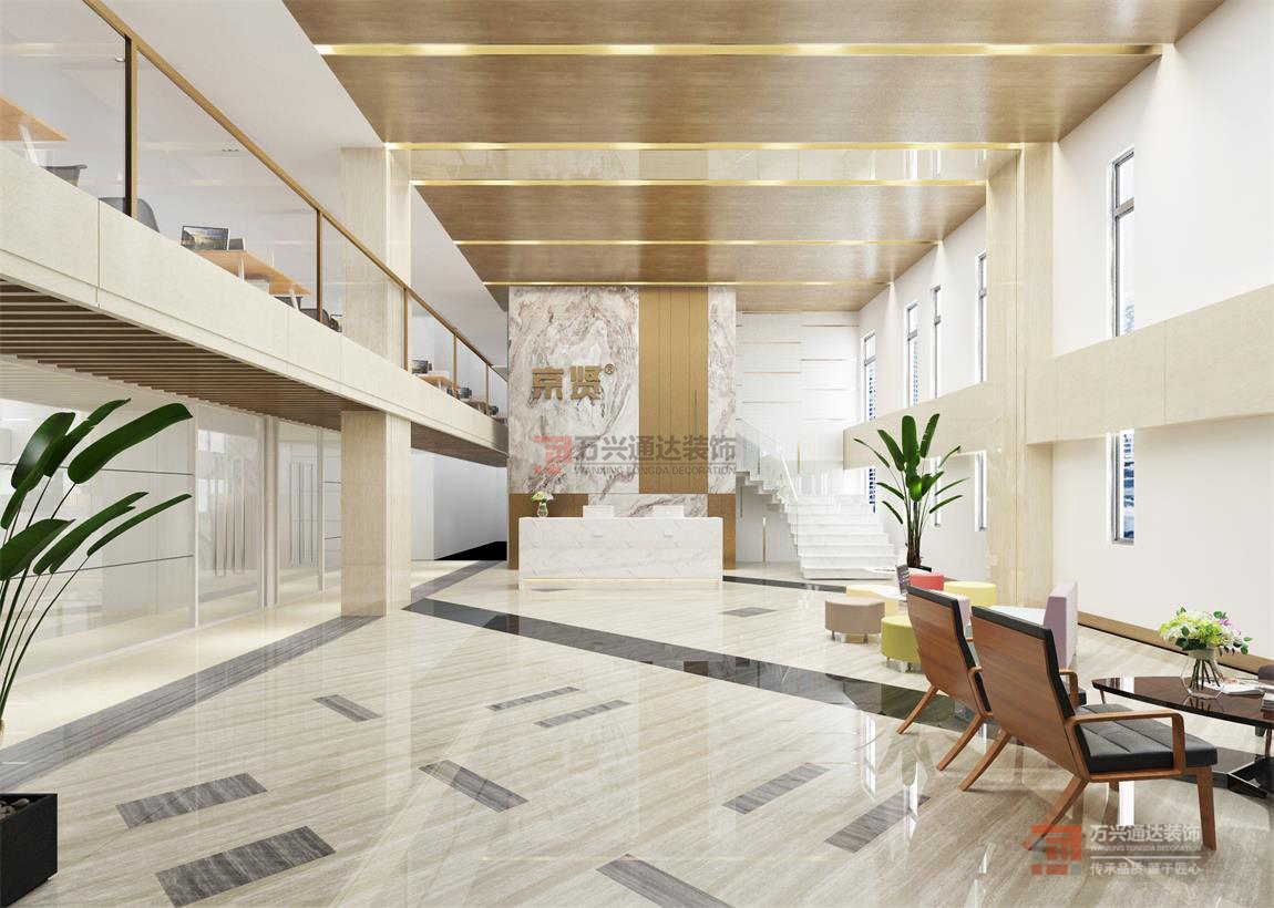 北京萬(wàn)興通達(dá)辦公裝修項(xiàng)目-京茂香源裝修效果圖