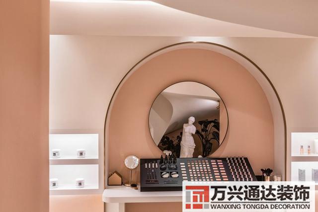 美容院設(shè)計美容院設(shè)計案例_萬興辦公室裝修公司