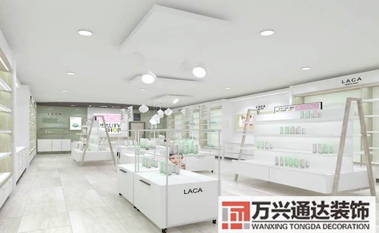化妝品店簡(jiǎn)單裝修化妝品店怎么裝修設(shè)計(jì)