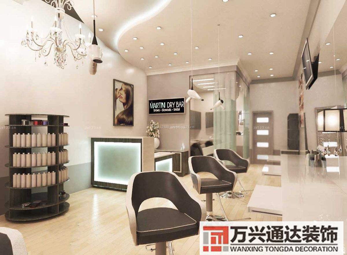 美發店裝修吊頂理發店裝修吊頂圖片欣賞