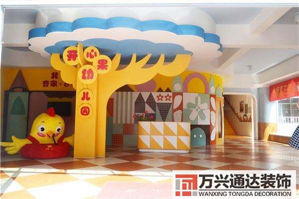幼兒園門臉裝修教育門臉裝修效果圖 店鋪